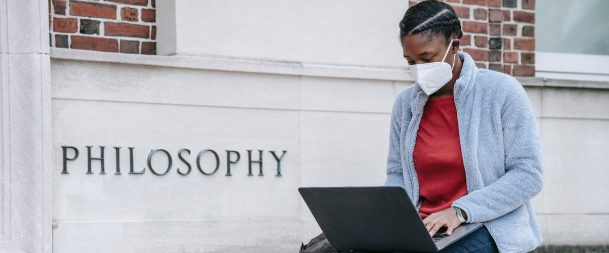 Educatioo Dialog Simulation Blog Education will never be the same face mask laptop